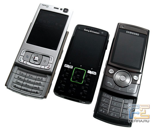 Nokia N95, Samsung G600, Sony Ericsson K850i � ������ �������� 5-�������������� ���������� 1