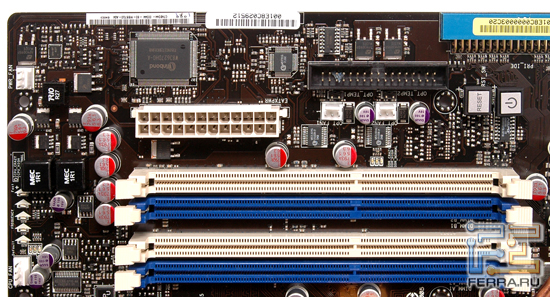 ����� DIMM, ������ ������� ATX 24-pin, ���������� ������� ������
