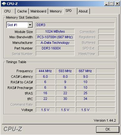 A-DATA DDR3-1600X 10