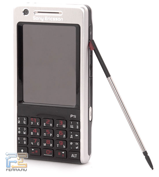 ��������� QWERTY-���������� � ������������ 3-�������������� �������: Sony Ericsson P1i 1