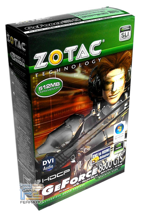 �������� ZOTAC GeForce 8600GTS 512MB