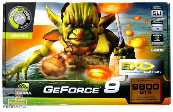 �������� ���������� Point of View GF9800GTX 512MB GDDR3 EXO
