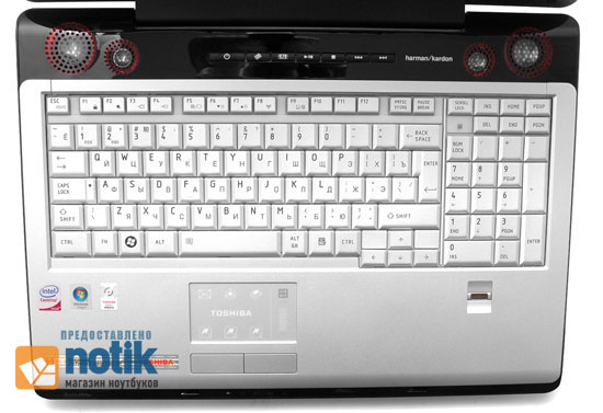 Toshiba Satellite X200-251: клавиатура
