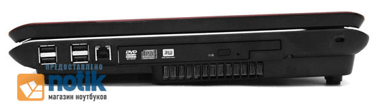 Toshiba Satellite X200-251: правая грань