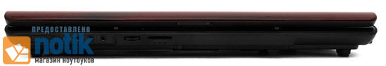 Toshiba Satellite X200-251: передняя грань