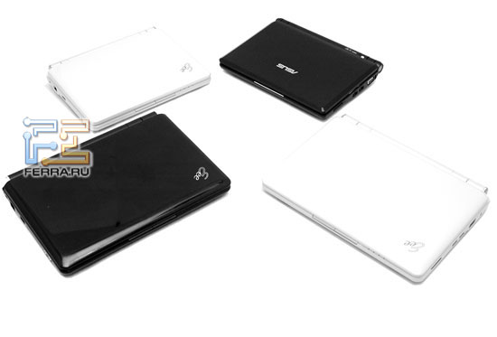 ASUS Eee PC 1000: внешний внешность в закрытом состоянии