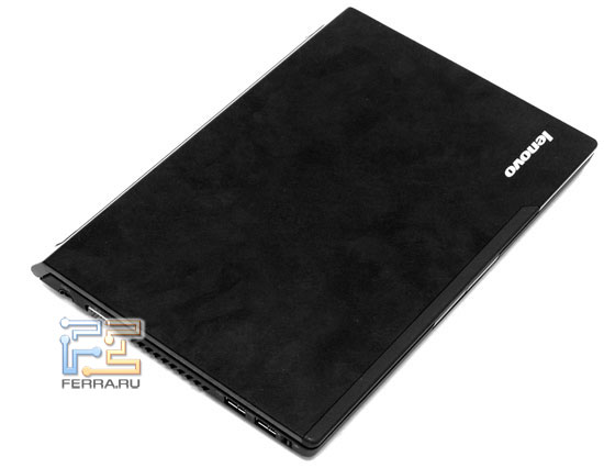 Lenovo IdeaPad U110: внешний внешность в закрытом состоянии