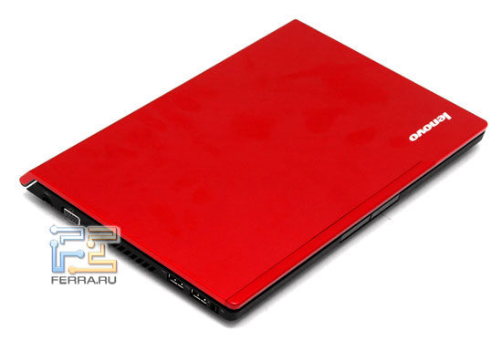 Lenovo IdeaPad U110: внешний обличье в открытом состоянии