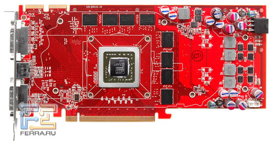 Печатная плата видеокарты Radeon HD 4830