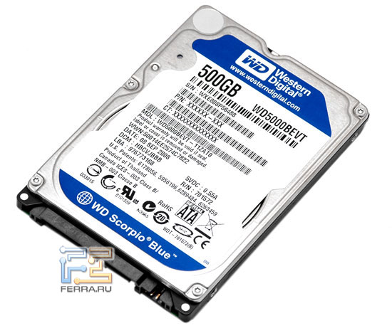 Western Digital WD5000BEVT 1