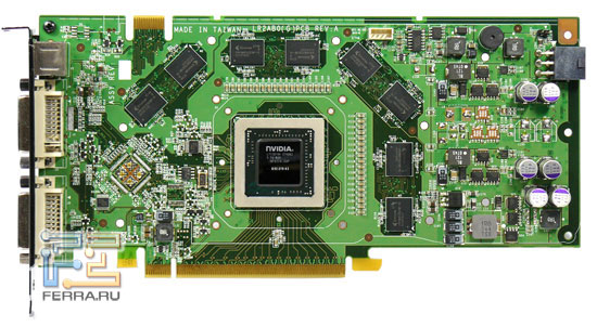 Печатная плата видеокарты Leadtek WinFast PX8800 GT ZL