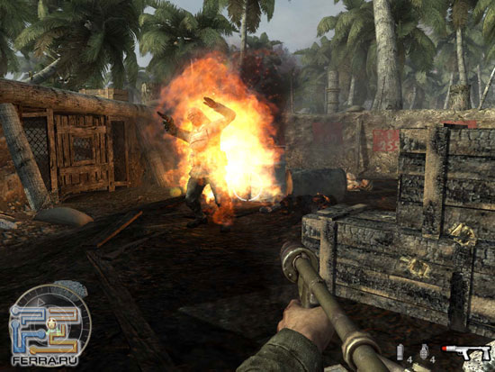 ������� ����� ����� �� ������ �burn� � World at War, � �������, ���