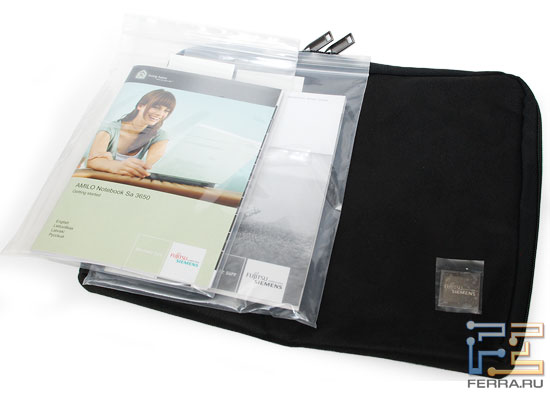 Fujitsu Siemens AMILO Sa3650: комплектация