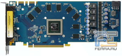 Печатная плата видеокарты ZOTAC GeForce GTS 250 AMP!, превью
