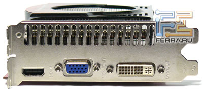 Периферийные разъемы Palit GF9800GTX+ 512M DDR3