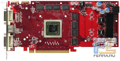 Печатная плата видеокарты Force3D Radeon HD4830, превью