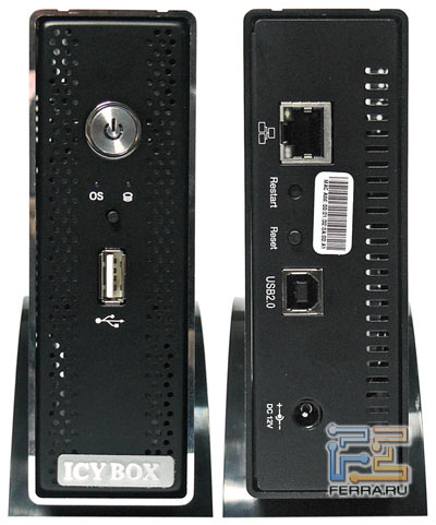 RaidSonic ICY BOX IB-NAS4210-B: вид спереди и сзади, превью