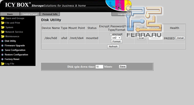 Disk Utility, ������