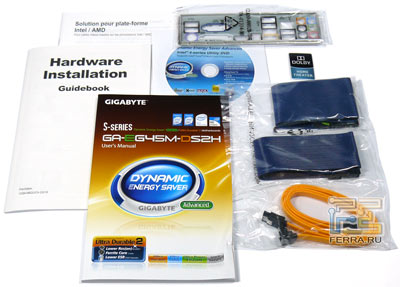 Комплект поставки Gigabyte GA-EG45M-DS2H