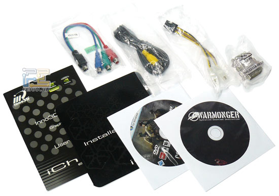 Комплект поставки видеокарты Inno3D iChill GTX275