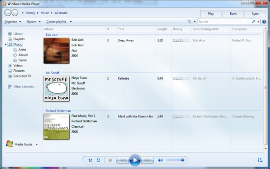 Windows Media Player 12