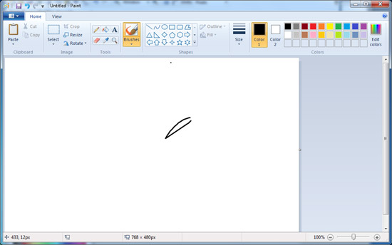 Paint из Windows 7