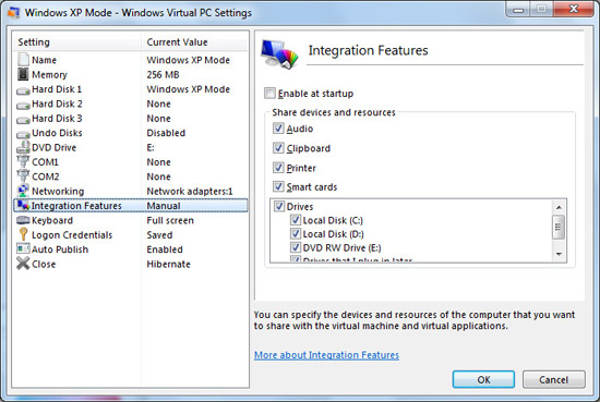Настройка интеграционных возможностей XP Mode