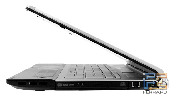 Соотношение толщины основной части и крышки Acer Aspire 8943G