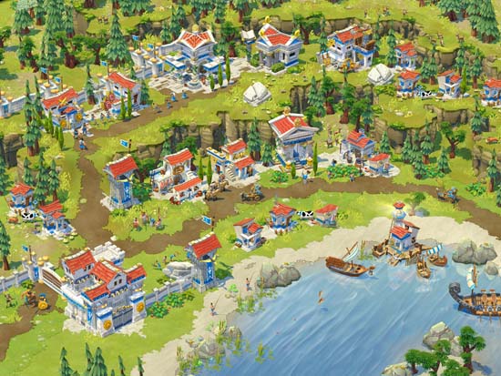 Age of Empires Online – Город в одном из самых красивых мест