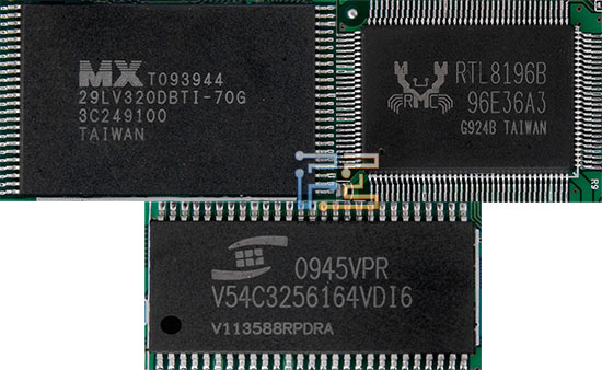В основе роутера TRENDNet - чип RTL8196B со встроенным 330-МГц процессором типа RISC