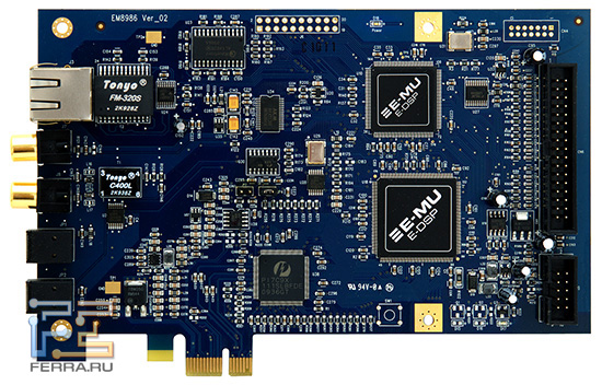 E-Mu 1010 PCIe, ����� ������