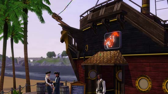 The Sims 3: Barnacle Bay – Закусочная «Морские копчености»