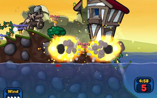 Worms Reloaded – Спецэффектов в аркаде стало больше