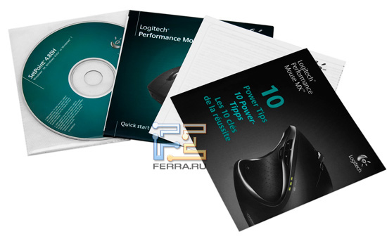 ������������ � ���� � �������������� �� �� Logitech Performance MX