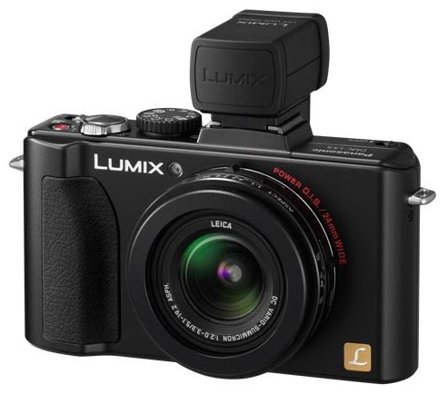 Lumix LX-5 и электронный видоискатель (приобретается отдельно)