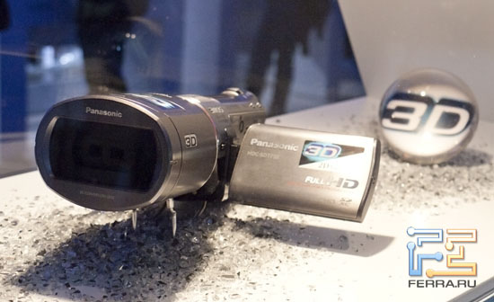 Трехмерная камера HDC-SDT750 на стенде Panasonic на Photokina 2010