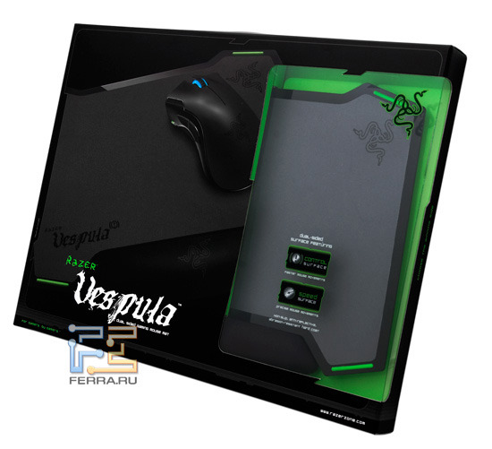 Так коробка, в которую упакован коврик, выглядит спереди…