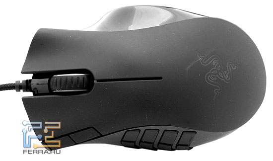 Вид Razer Naga сверху
