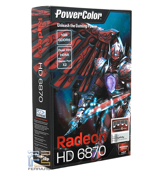 Упаковка Powercolor Radeon HD 6870