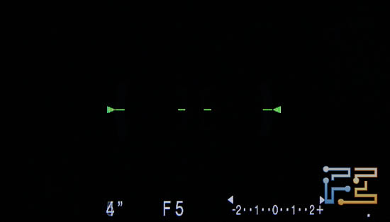 Электронный горизонт в Sony SLT-A33