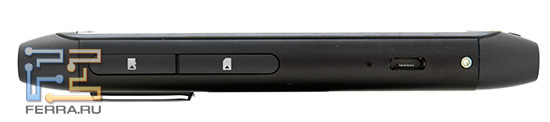 Левая грань Nokia N8