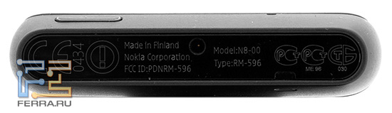 Нижний торец Nokia N8