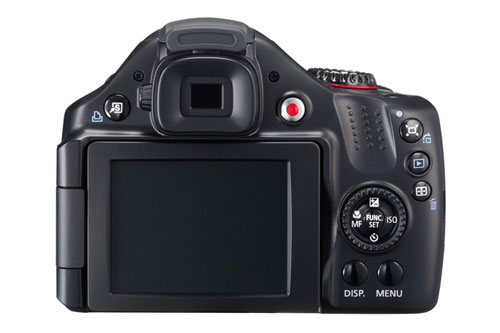 Фотоаппарат Canon SX30 имеет выделенную кнопку старта видеозаписи