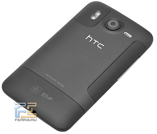 Задняя сторона корпуса HTC Desire HD
