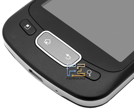 Блок клавиш под экраном на LG Optimus One