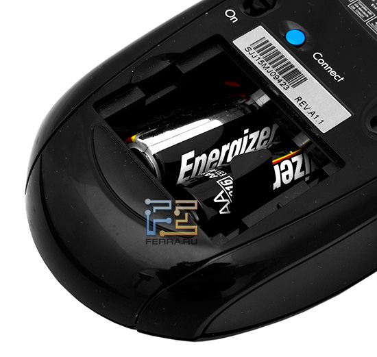 Мышь HP TouchSmart 600. Батарейки