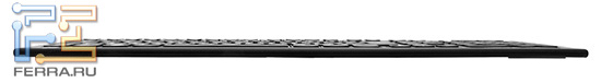 Клавиатура HP TouchSmart 600. Вид спереди