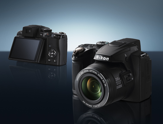 Nikon Coolpix P500 с поворотным дисплеем
