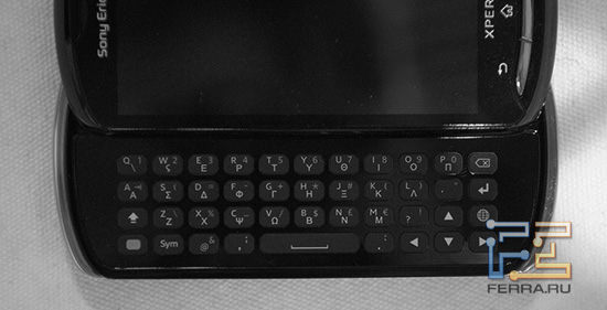 Клавиатура Sony Ericsson Xperia Pro
