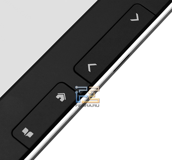 Кнопки на правой кромке PocketBook Pro 602